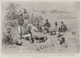 The Rising in Rhodesia, Mounted Infantry of Colonel Paget